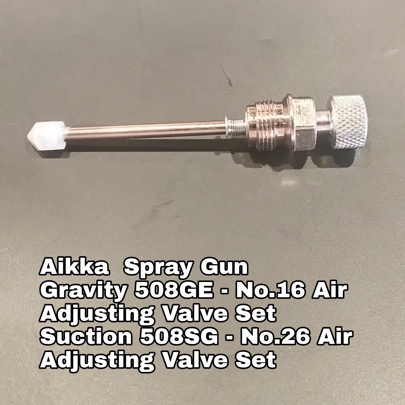 Aikka 508GE Gravity Spray Gun Spareparts No.16 Air Adjusting Valve Set